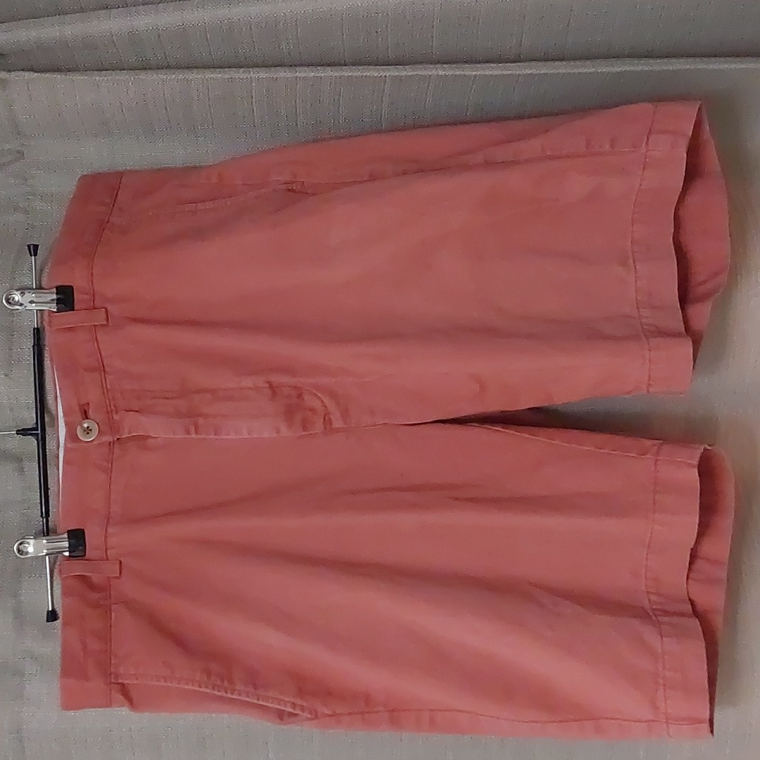 Men Coral Cargo Shorts
